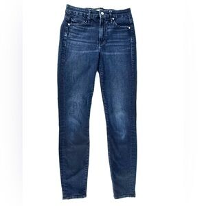 Good American Good Legs Mid Rise Skinny Jeans Size 4 dark wash Blue224 GL899T
